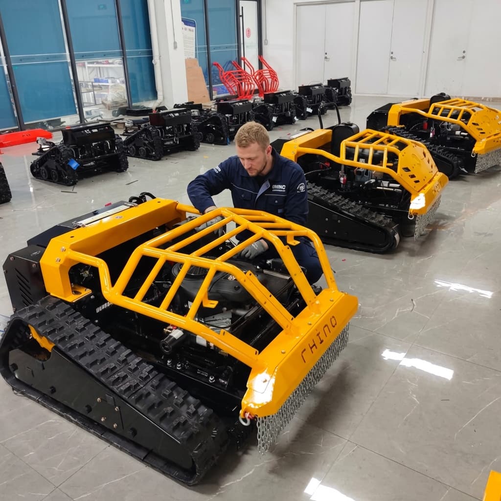 Conception Rhino Mower - Radiocommande