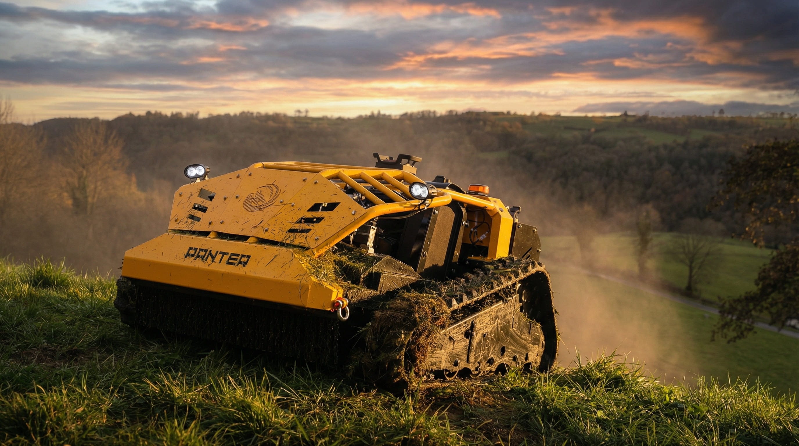 PanterX en action sur terrain escarpé